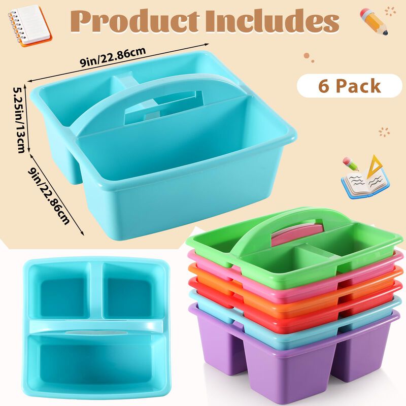 Caddy Yakydesign Pack De 6 Organizadores De Pl&aacute;... image number null