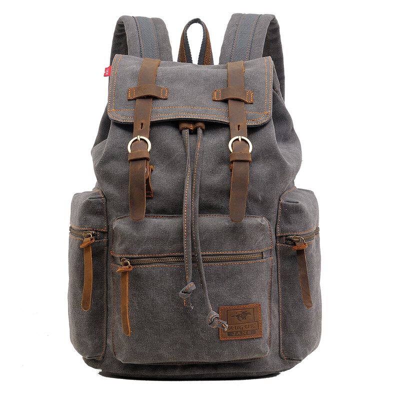 Mochila Augur De Lona Vintage De Alta Capacidad... image number null