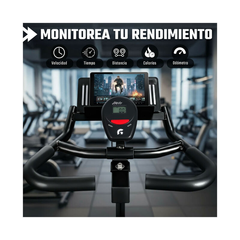 Bicicleta Est&aacute;tica Fija Spinning Centurfit Rued... image number null