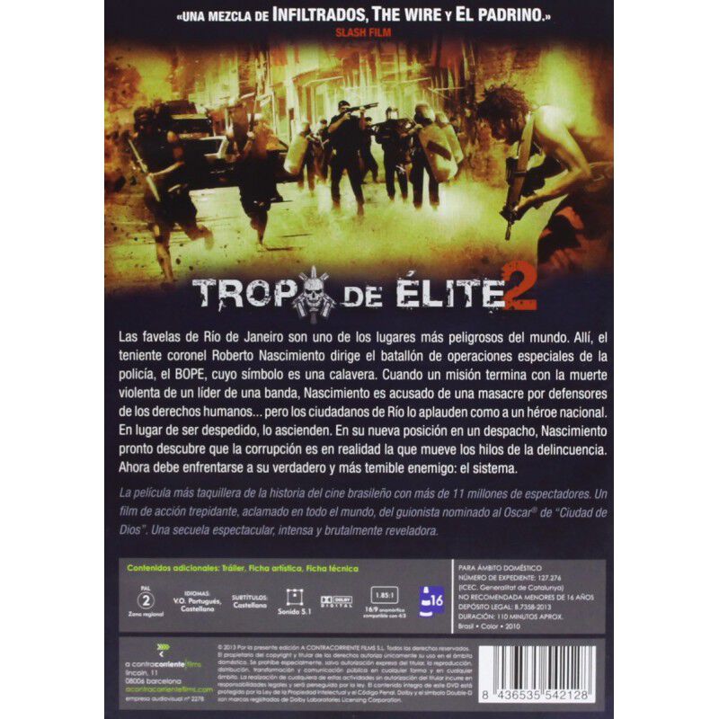 Tropa de &Eacute;lite 2 (DVD) image number null
