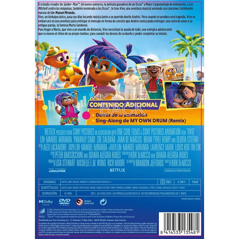 Vivo (dvd.) [dvd.] image number null