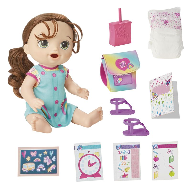 Mu&ntilde;eca Baby Alive Time Para La Escuela De 30 Cm... image number null