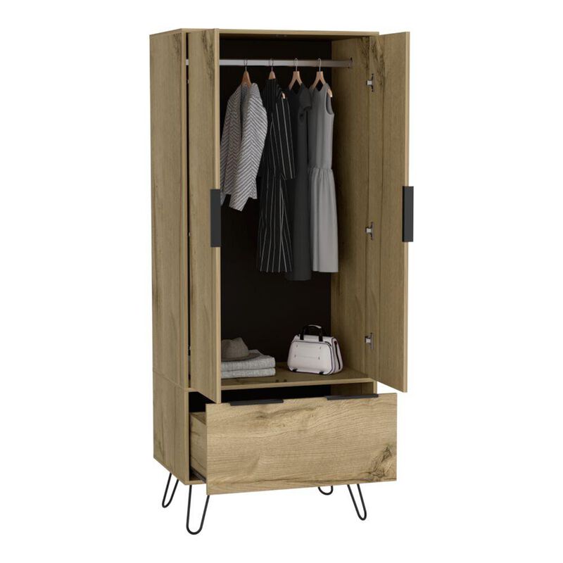 Closet Ali Café Claro y Wengue Virtual Muebles image number null