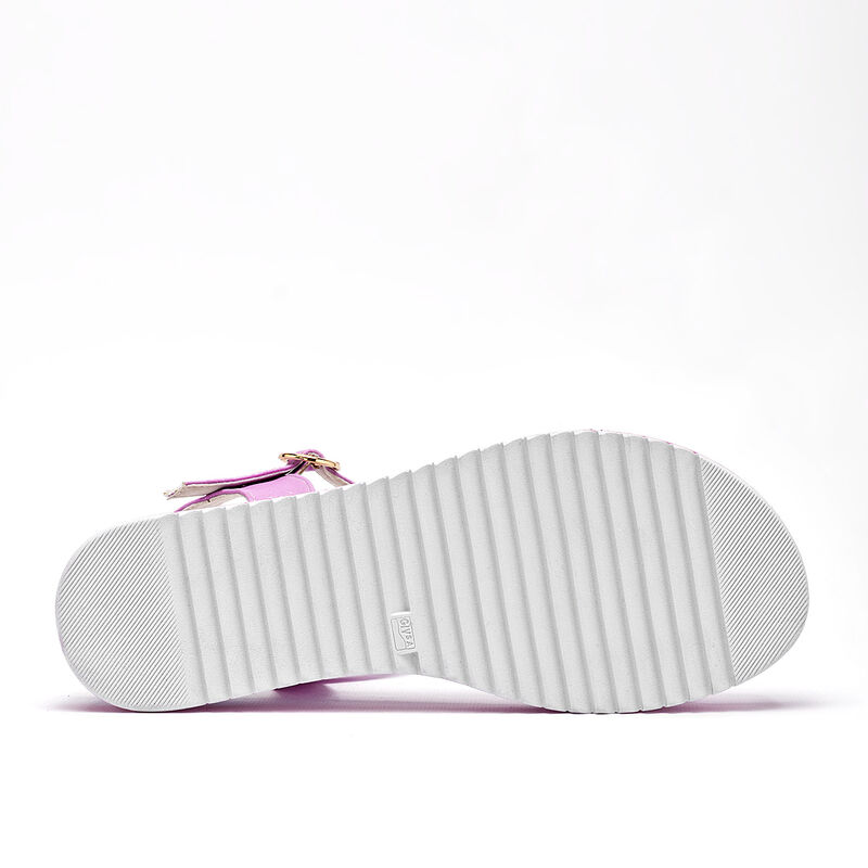 Celex sandalia piso para mujer rosa lila blanco... image number null