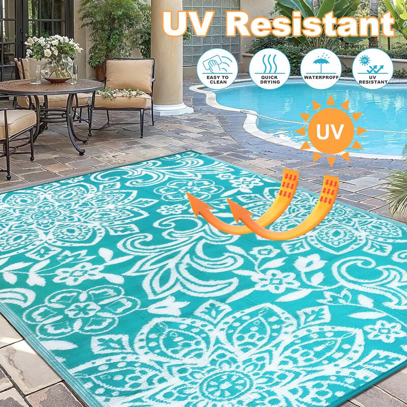 Alfombra Impermeable Para Exteriores Findosom, ... image number null