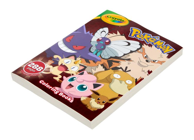 Libro Para Colorear Crayola Giant Pok&eacute;mon, 288 ... image number null