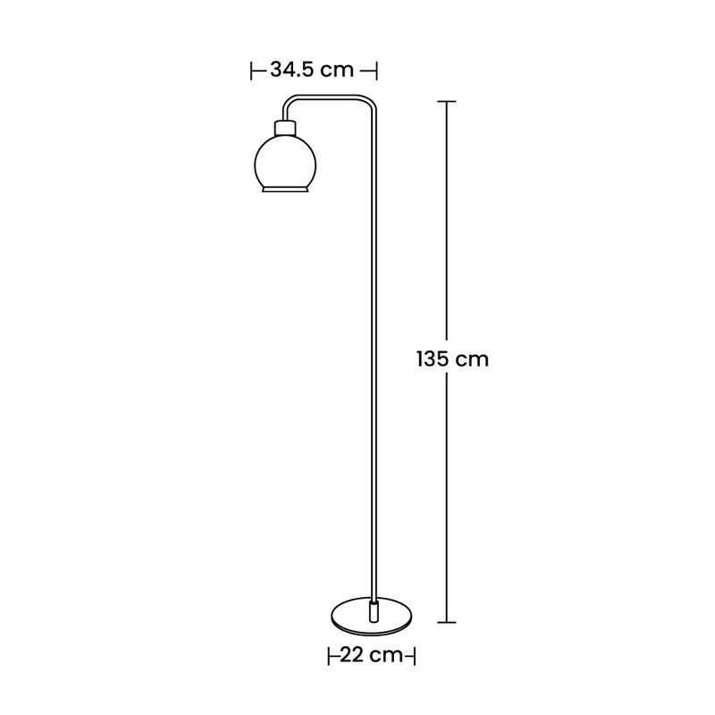 MIL LUCES LAMPARA DE PIE LORIS image number null