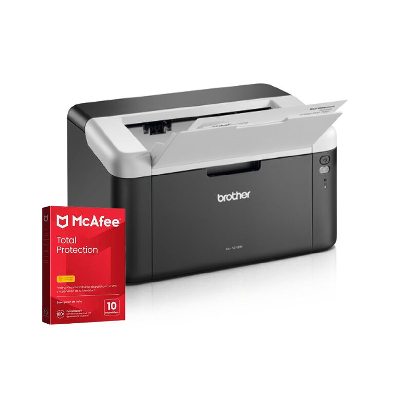 Impresora Brother HL1212 W Laser + Antivirus Mc... image number null