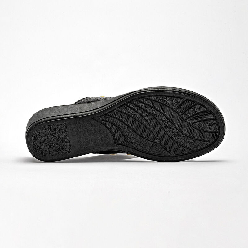 Dva sandalia cu&ntilde;a para mujer negro cod 140382-E image number null