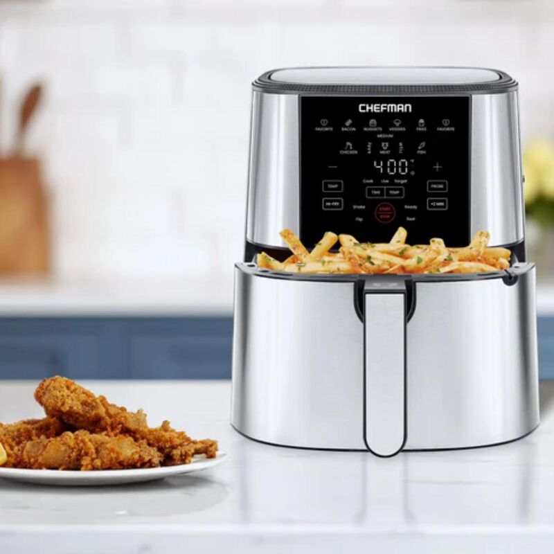 Freidora De Aire Chefman Exactemp 7.5 Litros Gr... image number null