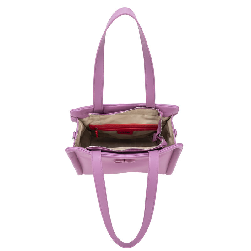 Bolsa Tote Mediana Acolchonada Color Rosa image number null