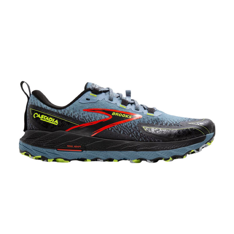 Tenis Brooks para Hombre Cascadia 18 Negro-Azul image number null