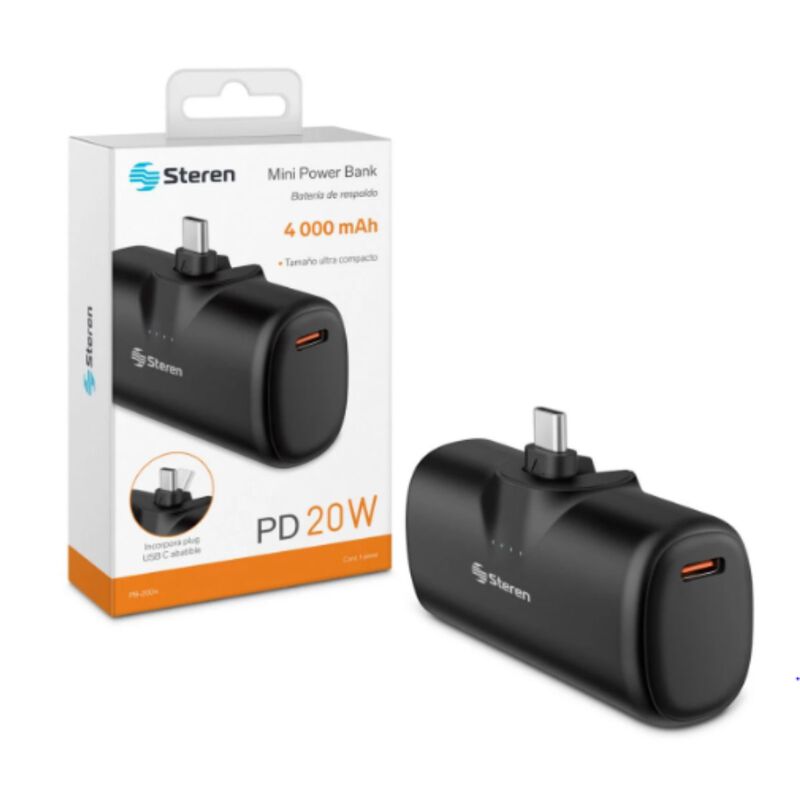 Mini Power Bank de 4,000 mAh PD 20 W con 1 sali... image number null