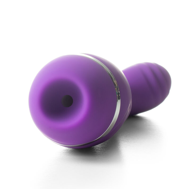 Vibrador con Succionador Tuti 2 en 1 Morado image number null