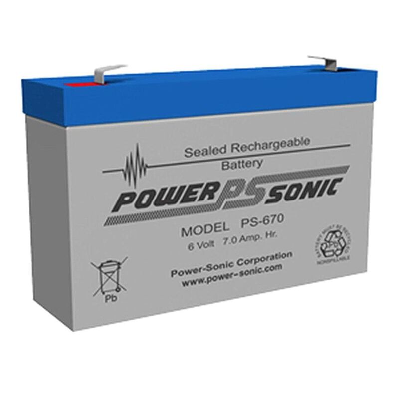 BATERIA POWER SONIC PLOMO ACIDO PS-670 F1 6V 7A... image number null