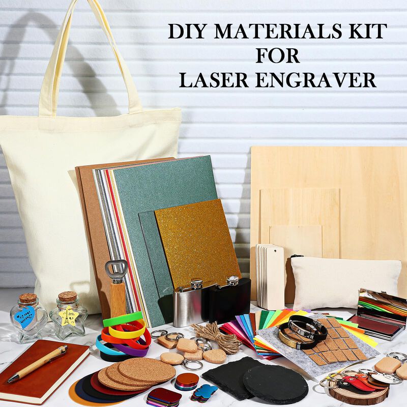 Kit De Materiales Para Grabado L&aacute;ser Dunzoom De... image number null