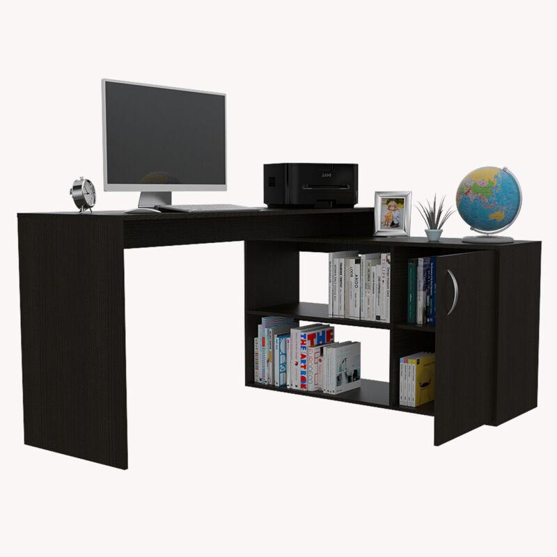 Escritorio armable Axis color Caf&eacute; image number null