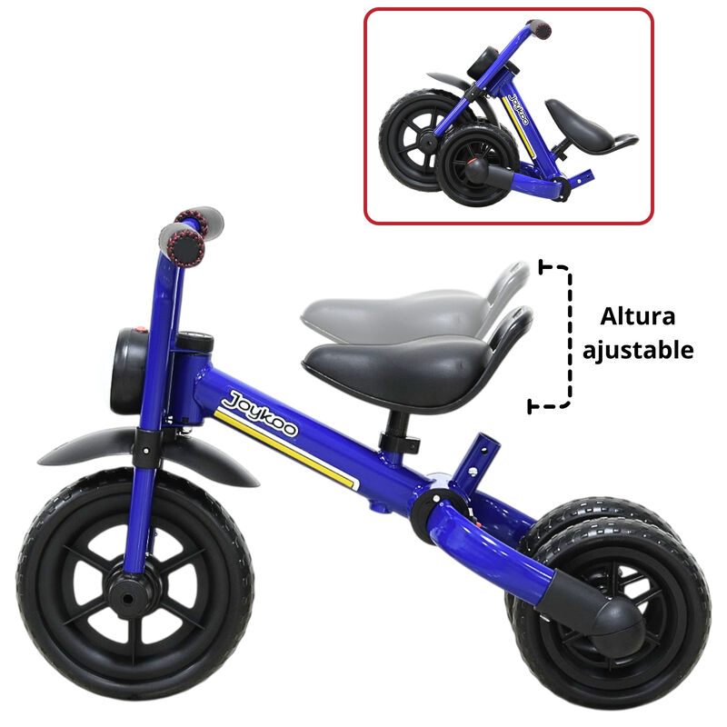 Triciclo 3 En 1 Para Ni&ntilde;os Con Bast&oacute;n, Bici Y B... image number null