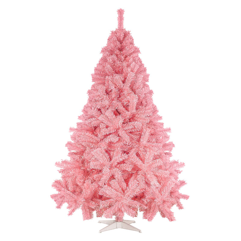 &Aacute;rbol De Navidad Rosa 1.6 Metros 650 Ramas Pino... image number null