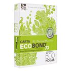 Papel Bond, Ecobond, Ecol&oacute;gico, Blanco, Carta 70g 500 Hojas