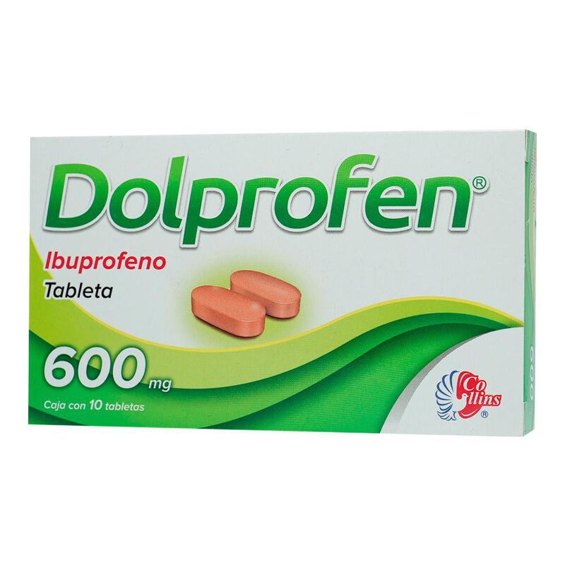 Dolprofen 600mg caja con 10 tabletas image number null