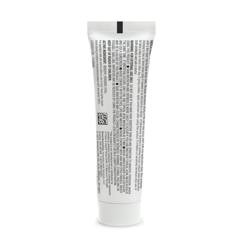 Gel Facial Amazon Basics Con Per&oacute;xido De Benzoi... image number null