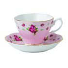 Taza Y Platillo Royal Albert New Country Roses Rosa