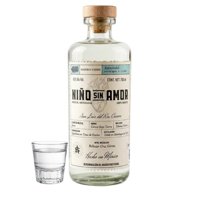 Mezcal Artesanal Ni&ntilde;o Sin Amor Madrecuishe 700m... image number null