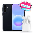 Combo Smartphone Samsung Galaxy A57 128gb 8 Gb Ram Azul + Aud&iacute;fonos Bluetooth