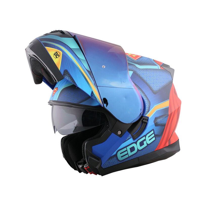 Casco Abatible Edge Superman Dccertificado Dot ... image number null