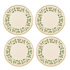 Juego De 4 Platos De Cena Lenox Navide&ntilde;o