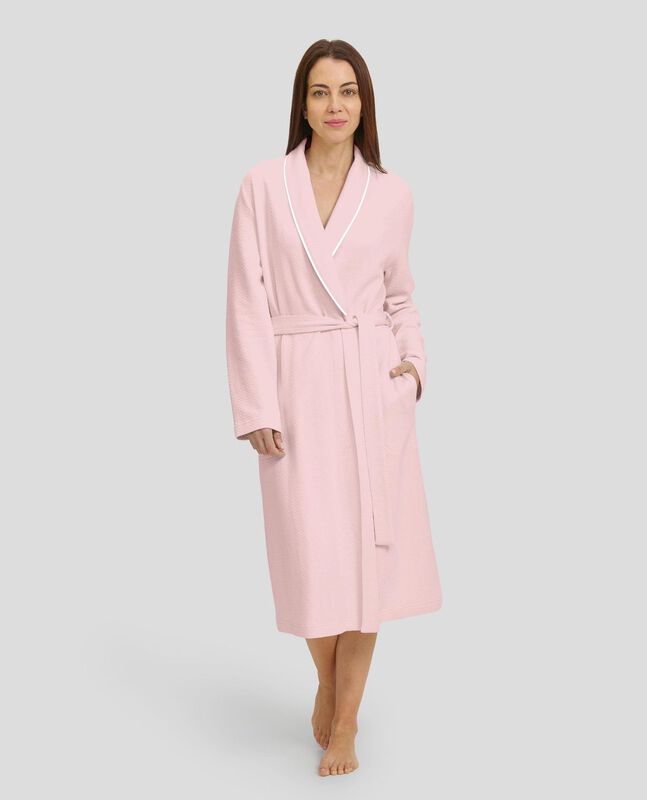 Bata Smocking de Punto Circular Rosa image number null