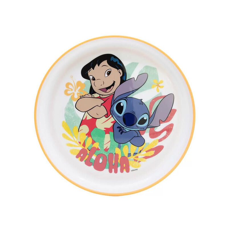 Juego De Vajilla Infantil Disney Stitch 5pz image number null