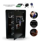 Caja Fuerte Dxf60 33 Kg 4 Pernos Huella Contras Doble Llave