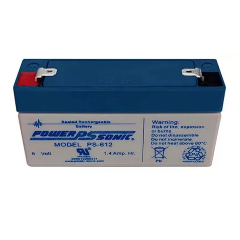 POWER SONIC PS-612 F1 6V 1.4AH BAT RESPALDO REG... image number null
