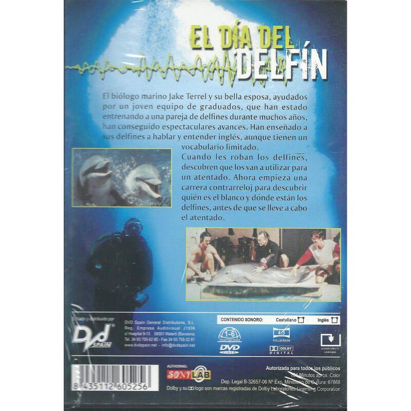 El D&iacute;a Del Delf&iacute;n [DVD] (1973) The Day of the D... image number null