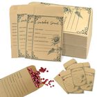 Sobres Para Semillas Gamtrik 100 Unidades 12 &times; 8 cm Autoadhesivo