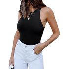 Body Reoria Sin Mangas Espalda Racer Negro Talla S