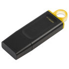 Unidad Flash USB 3.2 Kingston DataTraveler Exodia de 128GB. Color Negro