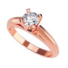 Anillo de Compromiso de 14K con Diamante de Laboratorio 0.20 CT F VS1 Talla 9 ORO ROSA 14K &ndash; / M28-20-14R-LG-9