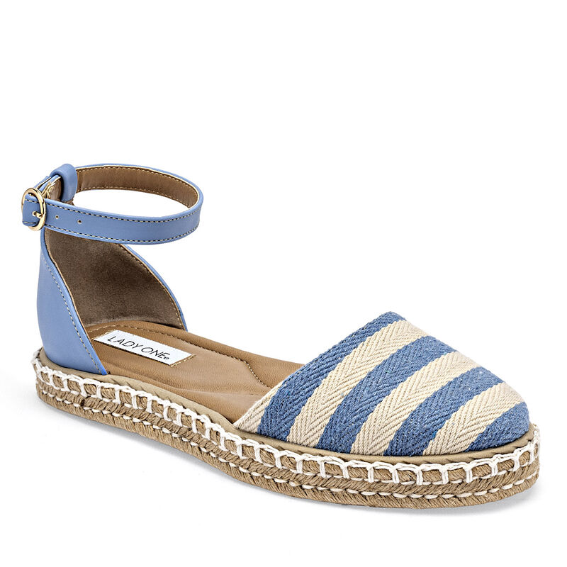 Lady One alpargata para mujer azul beige cod 14... image number null