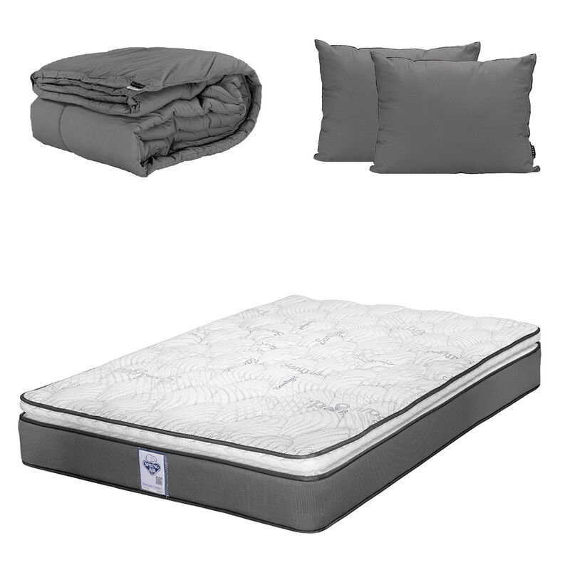 Colch&oacute;n King Size Prestige + Almohada 2Pack + E... image number null