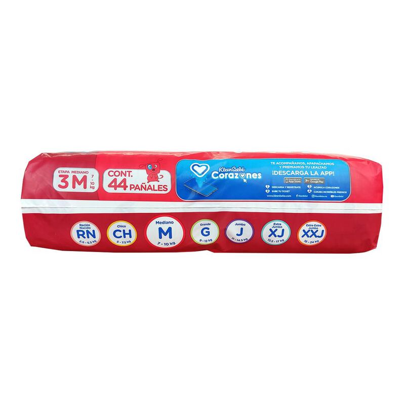 Pa&ntilde;ales Kleenbebe Suavelastic Med E3 44 Pzs image number null