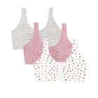 Sujetador Deportivo Fruit Of The Loom - Pack De 3 - Cierre Frontal