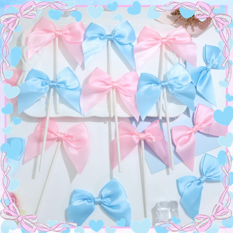 Adorno Para Cupcakes Meorlusy 30 Piezas Lazos R... image number null