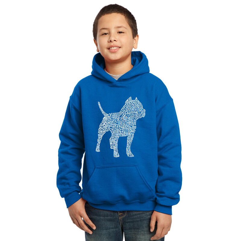 Sudadera Con Capucha Word Art Para Ni&ntilde;o - Pitbu... image number null