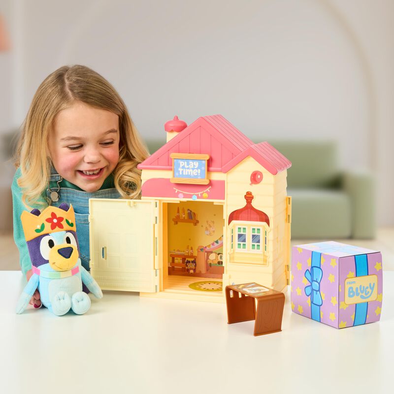 Peluche Play Date Surprise Bluey Con Pegatinas ... image number null