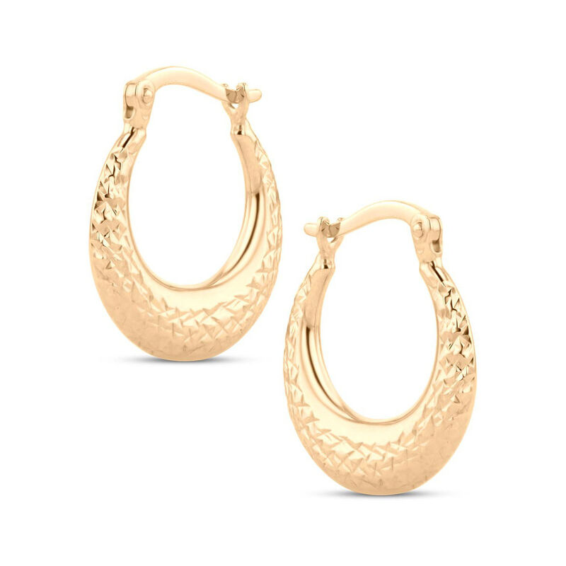 Arracadas De Oro Amarillo 14K (17.5Mm Aprox) image number null