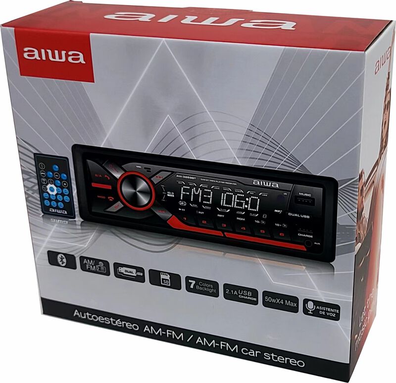 Aiwa AW-3269BT autoest&eacute;reo negro 20W de FM image number null