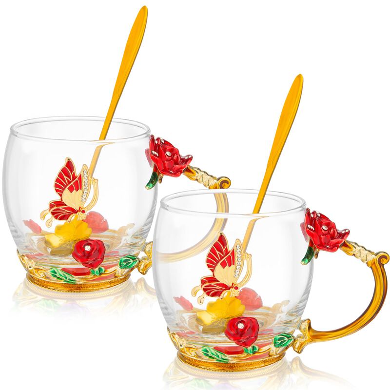 Taza De T&eacute; Tioncy 320 ml Esmaltada (2 Unidades)... image number null